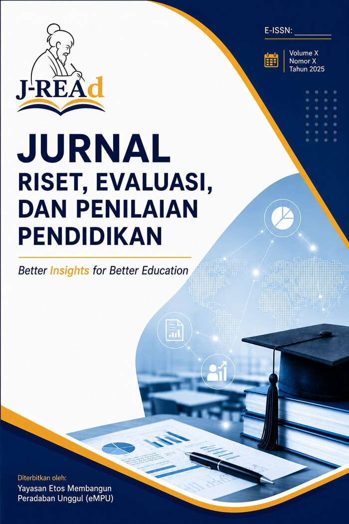 Cover Jurnal Riset, Evaluasi, dan Asesmen dalam Pendidikan (J-REAd)